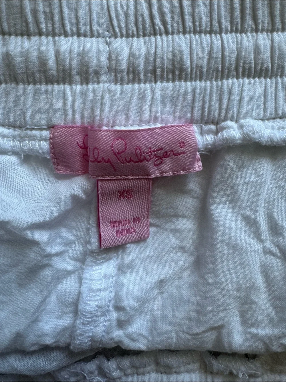 Lilly Pulitzer Pineapple Print White Soft Cotton Shorts